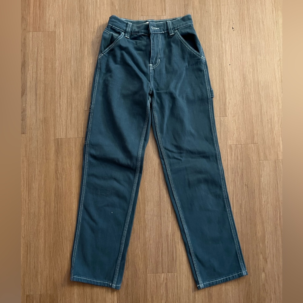 Pacsun Teal Utility Jean - Size 22